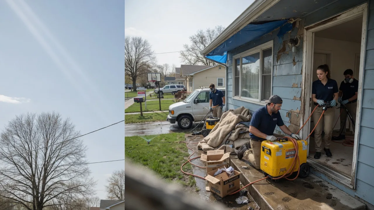 Basement Flood Cleanup in Keithsburg, IL near me
